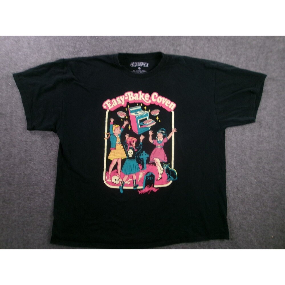Creepy Co Shirt Mens 2XL Black Easy Bake Coven Short Sleeve Crew Neck